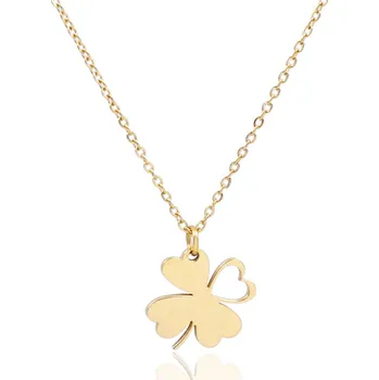 Řetízek Řetízek se čtyřlístkem zlatý
