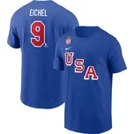 Nike Pánské tričko Jack Eichel #9 Team USA Olympics 2026 Name & Number T-Shirt - Royal Velikost: S
