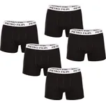 Pietro Filipi 5PACK pánské boxerky černé (5BCL003) M