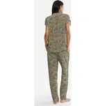 Triumph Pyžamo Boyfriend 10222611 Zelená Relaxed Fit 36