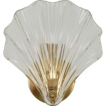 Nástěnné svítidlo Skleněné nástěnné svítidlo ve zlaté barvě Da Muro Shell – Mauro Ferretti ID_1829214