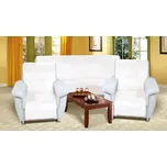 Souprava Korall micro 3+1+1 Bílá BX3301 - 1ks 150x200, 2ks 65x150 cm