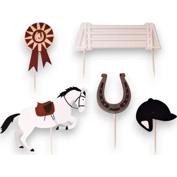 Jedlá dekorace na dort ScrapCooking – Koňské sporty / jezdectví