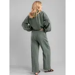 Perso Dámské kalhoty PTE255056F Khaki Regular Fit 44