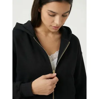 Pánská mikina Sinsay - Mikina na zip s kapucí - černá - 014GZ-99X - 014GZ-99X-XL