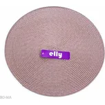 Prostírání ELLY kulaté 35 cm světle hnědé