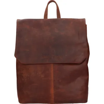 Městský batoh Vintage dámský kožený batoh Greenwood Marta - hnědá