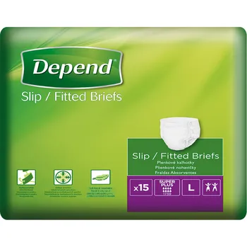 Inkontinenční kalhotky Depend Slip Super Plus 15 ks