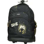 Eurocom Školní batoh na kolečkách Game Černá 34 l