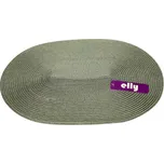 Prostírání ELLY oválné 30 x 45 cm tmavě šedé