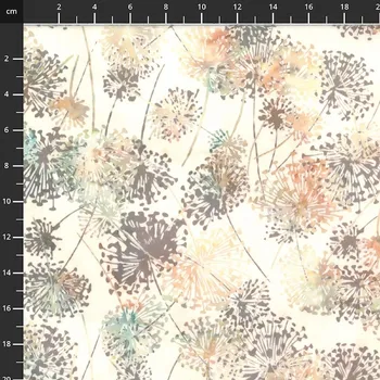 Hoffman 3383-302 bali batika hnědá bavlněná látka