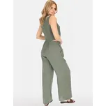 Perso Dámské kalhoty PTE254998F Khaki Regular Fit 42