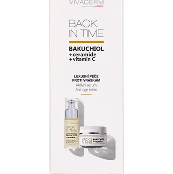 Kosmetická sada VIVACO Dárkové balení BAKUCHIOL+ ceramide BACK IN TIME