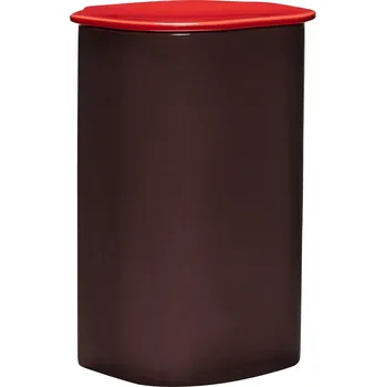 Dóza na potraviny Hübsch, Kuchyňská dóza Amare 21 cm vínovo-červená - Formadore