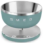 Digitální kuchyňská váha Smeg KSC01EGMWW / 1,8 l / max. nosnost 5 kg / g, ml, lb.oz, fl.oz / smaragdově zelená