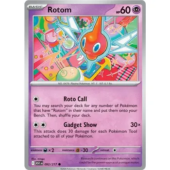 Karetní hra Rotom 092/217 - Ascended Heroes Typ karty: Energy Reverse Holo
