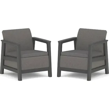 Keter SCANDI LINEA DUO SET - mountain grey / grafit