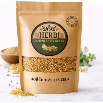 Koření Herbi Hořčice žlutá celá, 100 g