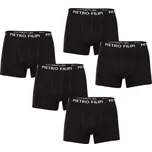 Pietro Filipi 5PACK pánské boxerky černé (5BCL002) M