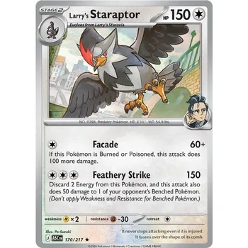 Sběratelská karetní hra Larry's Staraptor 170/217 - Ascended Heroes Typ karty: Energy Reverse Holo