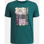 Under Armour Chlapecké tričko UA B LOGO WM COLLAGE S 6009271-338 Zelená 128-134