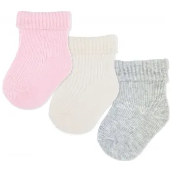 Kojenecké oblečení Kojenecké ponožky, sada 3 páry, GIRL, 6-9m, 74