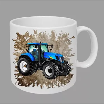 Moon River New Holland T7070 hrnek s traktorem hnědý obsah 330 ml (hrneček traktor)