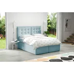 Eka Kontinentální čalouněná postel Soft - Cassablanca (200x200 cm) Barva látky Trinity: (2328) Tmavá zelená