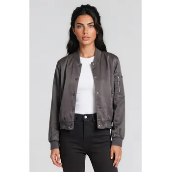 Dámská parka Khujo jarní bunda Tami tmavě šedá Velikost: S