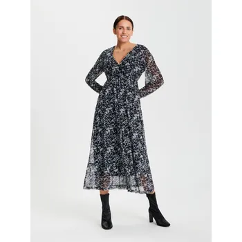 Dámské šaty Sinsay - Vzorované midi šaty - vícebarevná - 9658Z-MLC - 9658Z-MLC-XXS-1