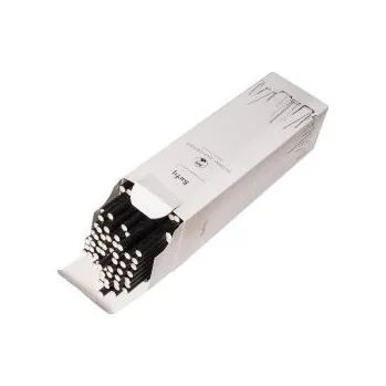 Jednorázové nádobí Brčka - černá 25 cm