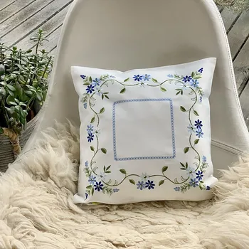 Dekorativní polštářek BYTEMA Vyšívaný dekorační povlak POMNĚNKA 40 x 40 cm