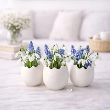 Velikonoční dekorace ROSA Keramická skořápka Lorrie menší