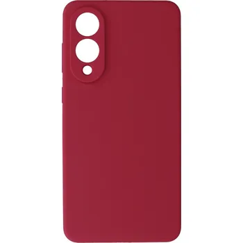 Pouzdro na mobilní telefon Zadní kryt Silicone Lite pro Samsung Galaxy S25 Edge burgundy