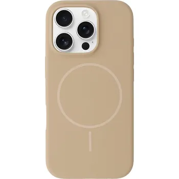Pouzdro na mobilní telefon Zadní kryt Magsafe Slim Silicone pro iPhone 16 Pro brown
