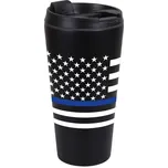 ROTHCO Hrnek termo VLAJKA USA modrá linka ČERNÝ