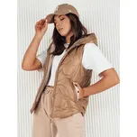 Dámská prošívaná vesta NICOLAS Barva zlatá DSTREET TY4119