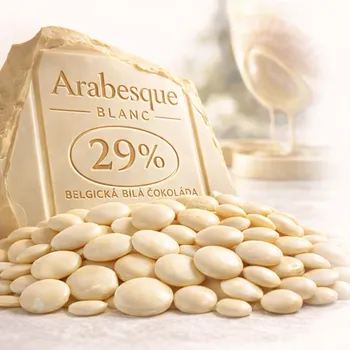 Čokoláda Arabesque Blanc , Belgická bílá čokoláda 29 %, 250 g
