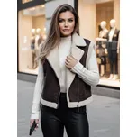 Dámská vesta s kožíškem WOOLZIP Dstreet TY4746z