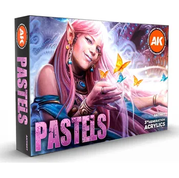 AK Interactive Pastels Colors Set 6x17 ml
