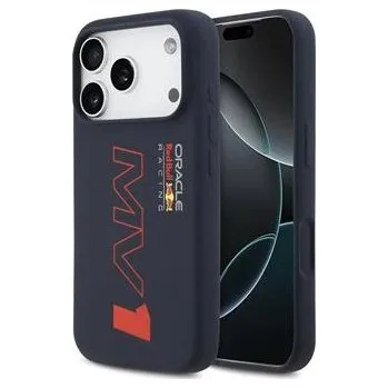 Pouzdro na mobilní telefon Red Bull Silicone MV1 MagSafe Zadní Kryt pro iPhone 17 Pro Navy