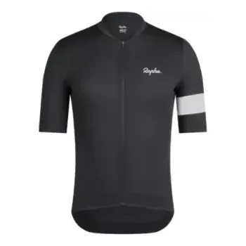 cyklistický dres Rapha pánský lehký cyklistický dres Core, černý - XXL