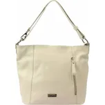 Kožená kabelka MiaMore 01-045 DOLLARO (318-010) - béžová