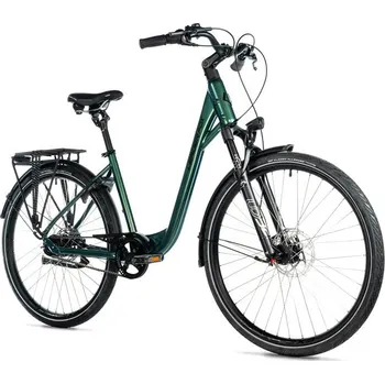 Elektrokolo Leader fox CITY BIKE ESCALANTE 28", GREEN BOTTLE 18"-2 (NEXUS 8SPEED, BELT)