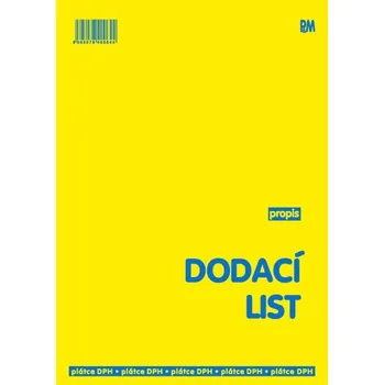 Dodací list plátce A4 propisovací - 64