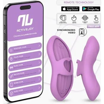 Vibrátor InToYou App Series Laia Heated Finger Vibrator with App Purple