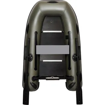 Vodní sport Člun Garda Wide Fish s Pevnou Podlahou Olivově Zelený 270