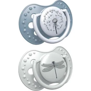 LOVI Utišující dudlík dynamický Botanic 3-6m 2 ks - kluk