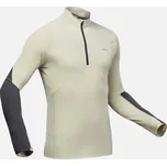 QUECHUA Pánské turistické tričko s dlouhým rukávem a UV ochranou