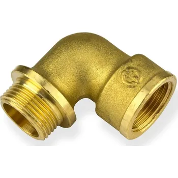 Fitinka STABILO Sanitär Mosazná závitová úhlová spojka 1" IG/AG DN25